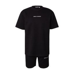 Only & Sons Haine de casă 'ONSLIAM' negru / alb