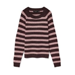 VERO MODA Pulover 'VMDOFFY' roz / roșu vin
