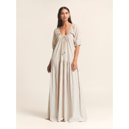 St MRLO Rochie 'Florence' bej / negru / alb