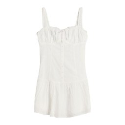 Bershka Rochie de vară alb