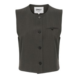 ONLY Vestă 'ONLMATEO' maro închis