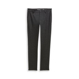 TOM TAILOR DENIM Pantaloni eleganți negru / alb