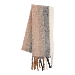 Pull&Bear Fular dimensiuni mari bej deschis / maro / maro coniac / negru