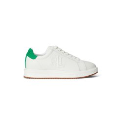 Lauren Ralph Lauren Sneaker low 'AINSLEY' verde / alb