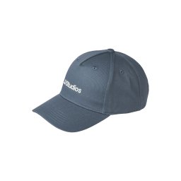 JACK & JONES Șapcă 'JACBase Soho' albastru porumbel / alb