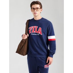 FILA Hanorac sport 'LENDELEDE' albastru închis / roșu / alb