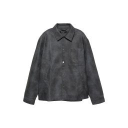 Pull&Bear Geacă de primăvară-toamnă gri metalic