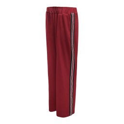 Only Maternity Pantaloni 'OLMWARM' roșu vin / negru / alb
