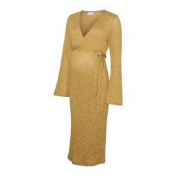 MAMALICIOUS Rochie tricotat 'MLZenia' maro coniac