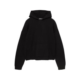 Pull&Bear Bluză de molton negru