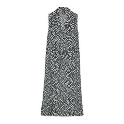 VERO MODA Rochie 'VMJosie' ecru / albastru marin