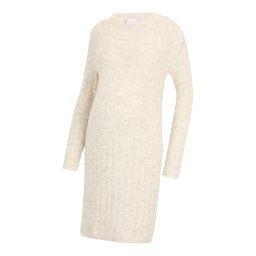 MAMALICIOUS Rochie tricotat 'MLBRENDA' crem