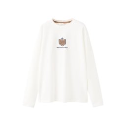 MANGO KIDS Tricou 'DIMPACT' bleumarin / maro / alb murdar