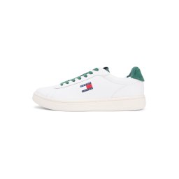 Tommy Jeans Sneaker low 'ARCHIVE '98' verde închis / alb