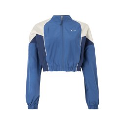 Nike Sportswear Geacă de primăvară-toamnă 'SHRUNKEN' bleumarin / albastru regal / alb