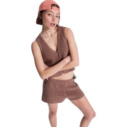 ROXY Pantaloni 'Beach Bungalow' maro