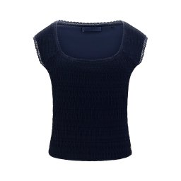 GUESS Tricou 'ELISABETTE' albastru închis