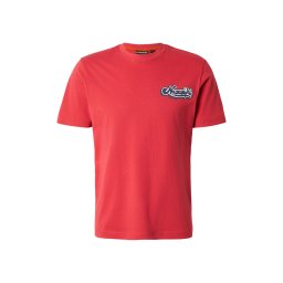 NAPAPIJRI Tricou 'S-ZINC' albastru marin / roșu / alb