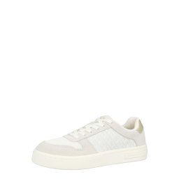 ARMANI EXCHANGE Sneaker low 'LONDON' argintiu / alb / alb murdar