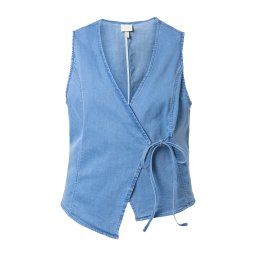 Ulla Popken Vestă albastru denim