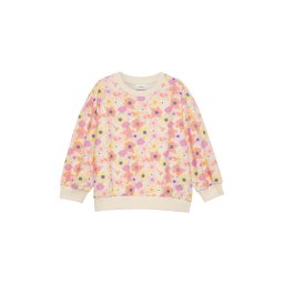 s.Oliver Bluză de molton crem / galben deschis / albastru violet / roz pal