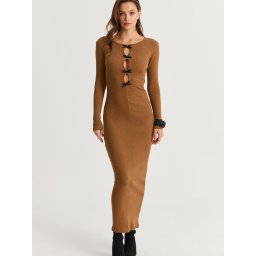Cool & Sexy Rochie maro cămilă