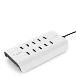 Incarcator Belkin ROCKSTAR 10-Port 2.4A USB-A Alb