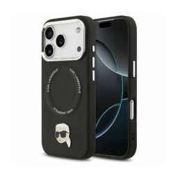 Husa Karl Lagerfeld MagSafe Apple iPhone 17 Pro Karl Pin Negru