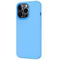 Husa BELINE Candy Case compatibila cu iPhone 15 Pro, Albastru