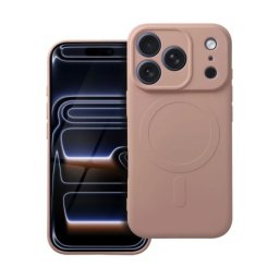 Husa OEM Apple iPhone 17 Pro Max Silicone Mag Roz
