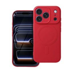 Husa OEM Apple iPhone 17 Pro Max OM Silicone Mag Rosu