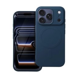 Husa OEM Apple iPhone 17 Pro Silicone Mag Albastru