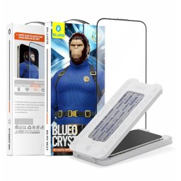 Folie Protectie Blueo Crystal Anti-Scratch Applicator pentru Apple iPhone 16 Pro Max Sticla Securizata Full Glue