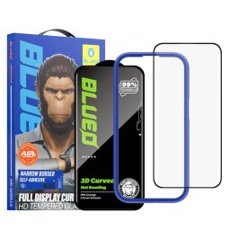 Folie Protectie Blueo HD pentru Apple iPhone 16 Pro Max Sticla Securizata Full Glue 3D