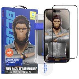 Folie Protectie Blueo HD Applicator Pro pentru Apple iPhone 16 Pro Max Sticla Securizata Full Glue 3D