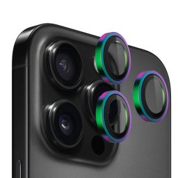 Folie Protectie Blueo Camera Spate Metal Frame pentru Apple iPhone 16 Pro Max / 16 Pro Sticla Securizata