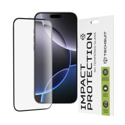 Folie Protectie Techsuit Apple iPhone 16 Pro Max Sticla Securizata Full Glue 111D