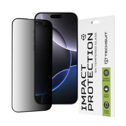 Folie Protectie Techsuit Apple iPhone 16 Pro Max Sticla Securizata Full Glue 111D