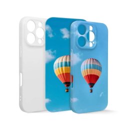 Husa OEM Pentru Sublimare Apple iPhone 16 Pro Soft Alb