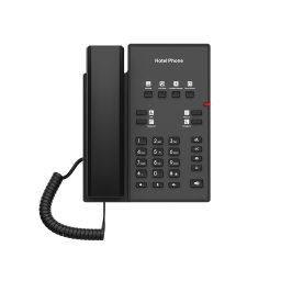 Telefon Fix IP Hotel FANVIL H1 cu 8 Butoane Programabile Negru