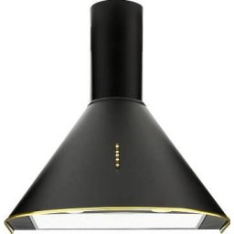 Hota WK-4 DANDYS GOLD 50 Negru - Hota Decorativa, 50 cm, 450 m³/h, 3 trepte, Iluminare LED, Negru