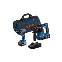 Trusă de scule cu 2 chei: GSR 18V-45 + GBH 18V-22