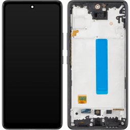 Piese si componente Display cu Touchscreen MP compatibil cu Samsung Galaxy A53 5G A536, cu Rama, Versiune OLED, Negru