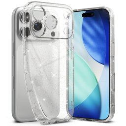 Husa RINGKE AIR IPHONE 17 PRO GLITTER CLEAR