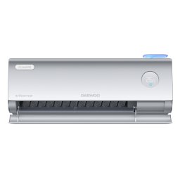 Aparat de aer conditionat 12000 BTU WI-FI, FreshIN aer proaspat, I Feel, Turbo, funcție Sleep, Eco Mode, kit de instalare inclus (3m), argintiu