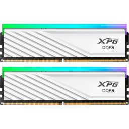 Memorie 16GB DDR5-5600 (2x 8 GB) dual kit (white, AX5U5600C468G-DTLABRWH, XPG Lancer Blade RGB, INTEL XMP, AMD EXPO)