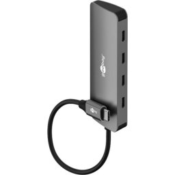 Slim 4-Port USB Hub Type-C (gray)