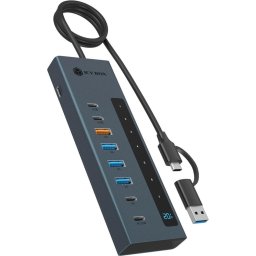 IB-HUB1743-CPD, USB hub anthracite