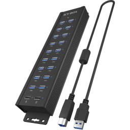 IB-HUB 1720-U3, USB hub black