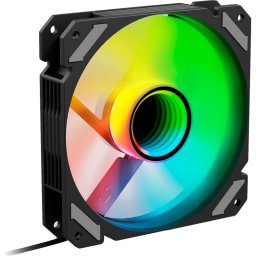 Ventilator Carcasa 120 mm "4044951042463" - Iluminare ARGB/RGB, 500 - 1500 RPM, Zgomot 26.8 dBA, PWM, Flux invers (reverse)